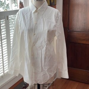 Classic Cream Tony Windowpane Shirt